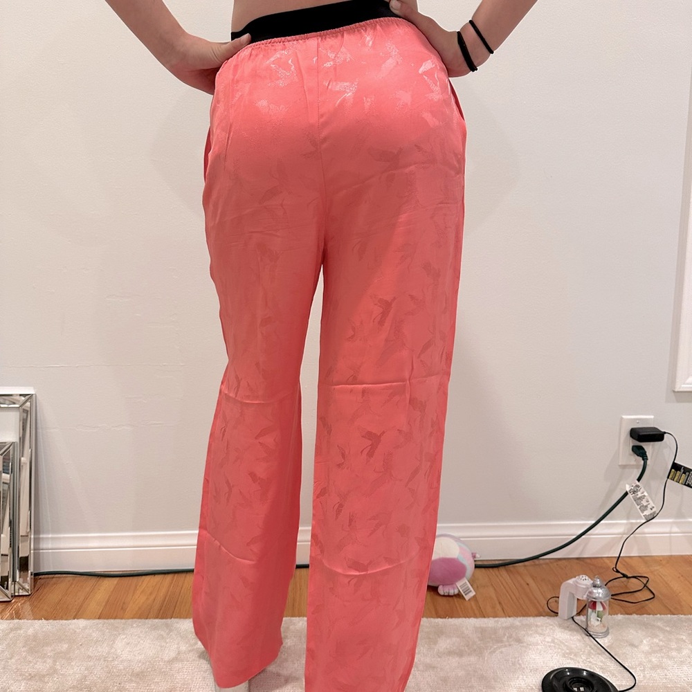 Maje straight leg pink pants